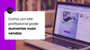 imagem com site profissional