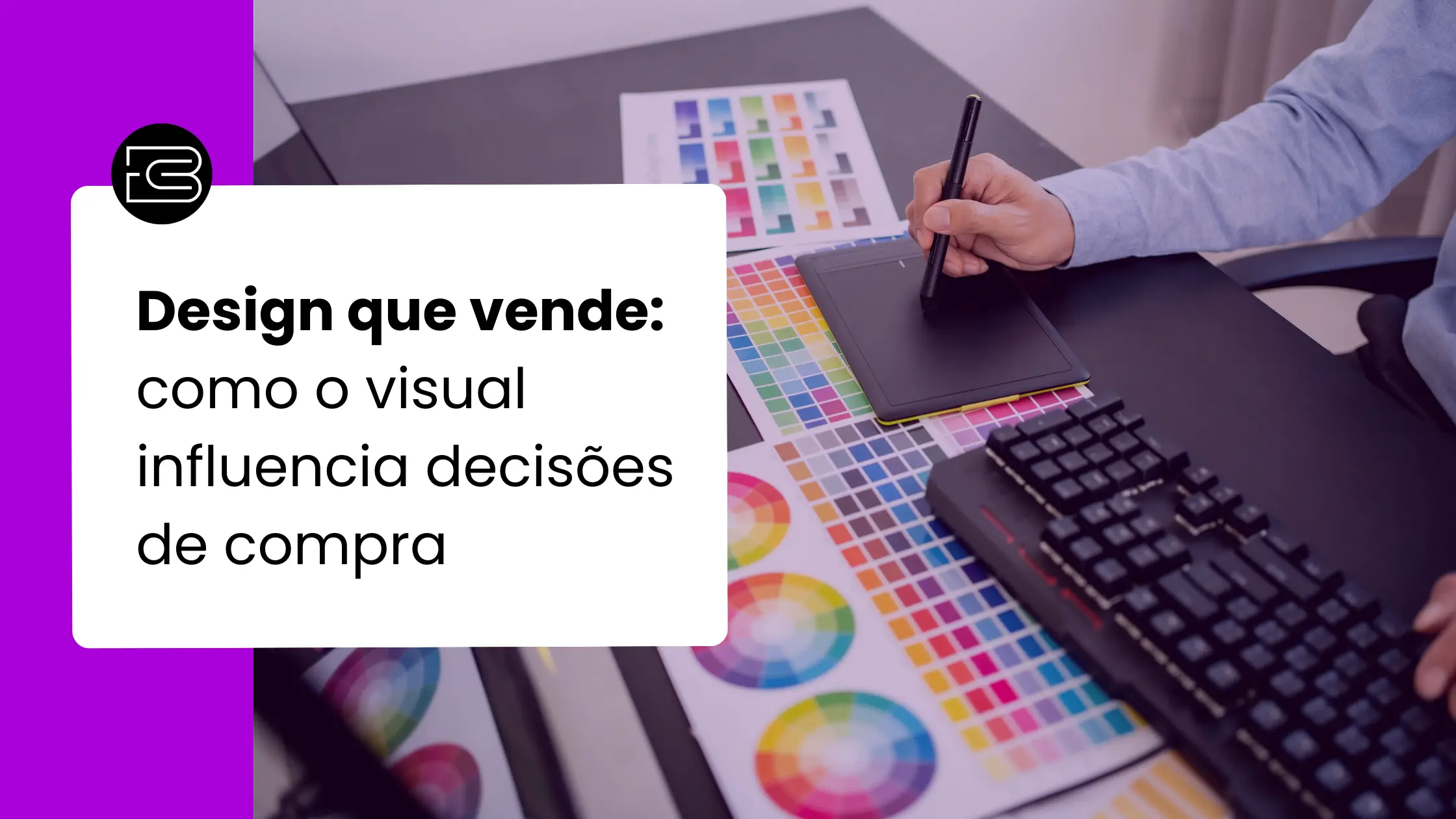 imagem com designer criando design que vende